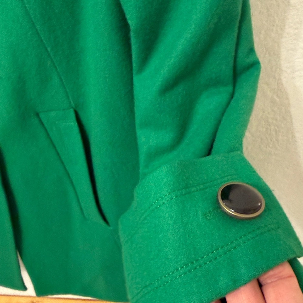 Worthington Elegant Green Pea Coat - Picture 4 of 6